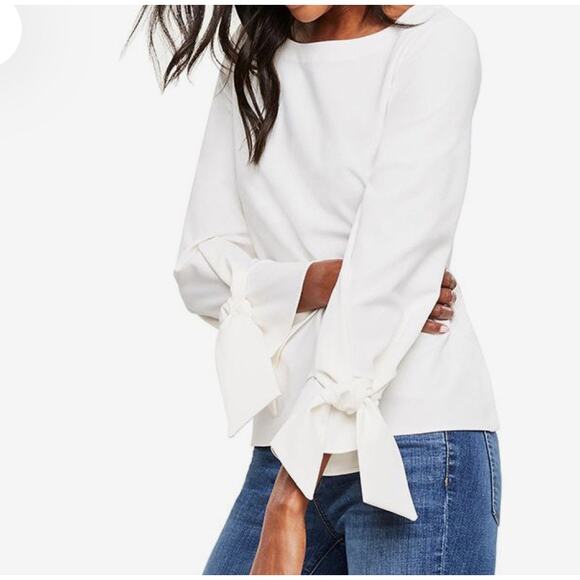 Ann Taylor Tops - Ann Taylor Tie Sleeve Top